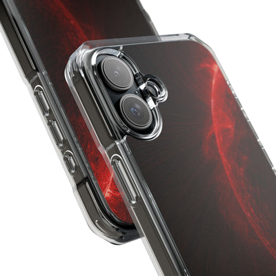 Red Impact MagSafe Phone Case for iPhone - Solar Crimson Flare