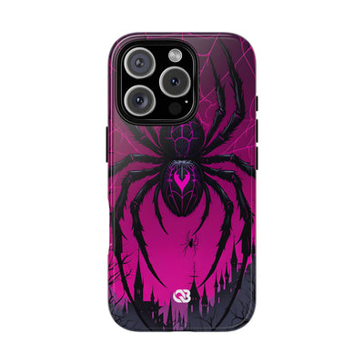 Obsidian Neon Widow · Tough Handyhülle für iPhone