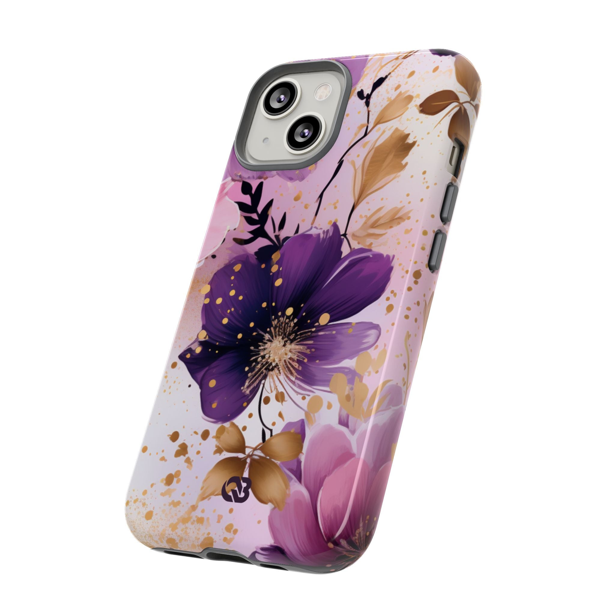 Gilded Violet Bloom · Tough Phone Case for iPhone