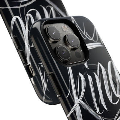 Noir Crown Script · Tough+ Magsafe