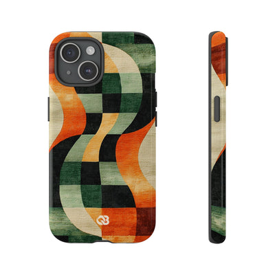 Burnt Orange Curve · Tough Etui na telefon dla iPhone