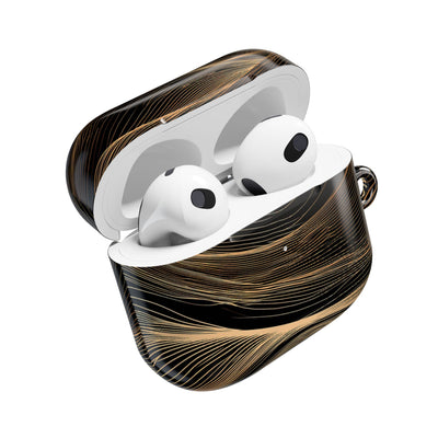 Gilded Ridge · Hard Case for AirPods & AirPods Pro · Black