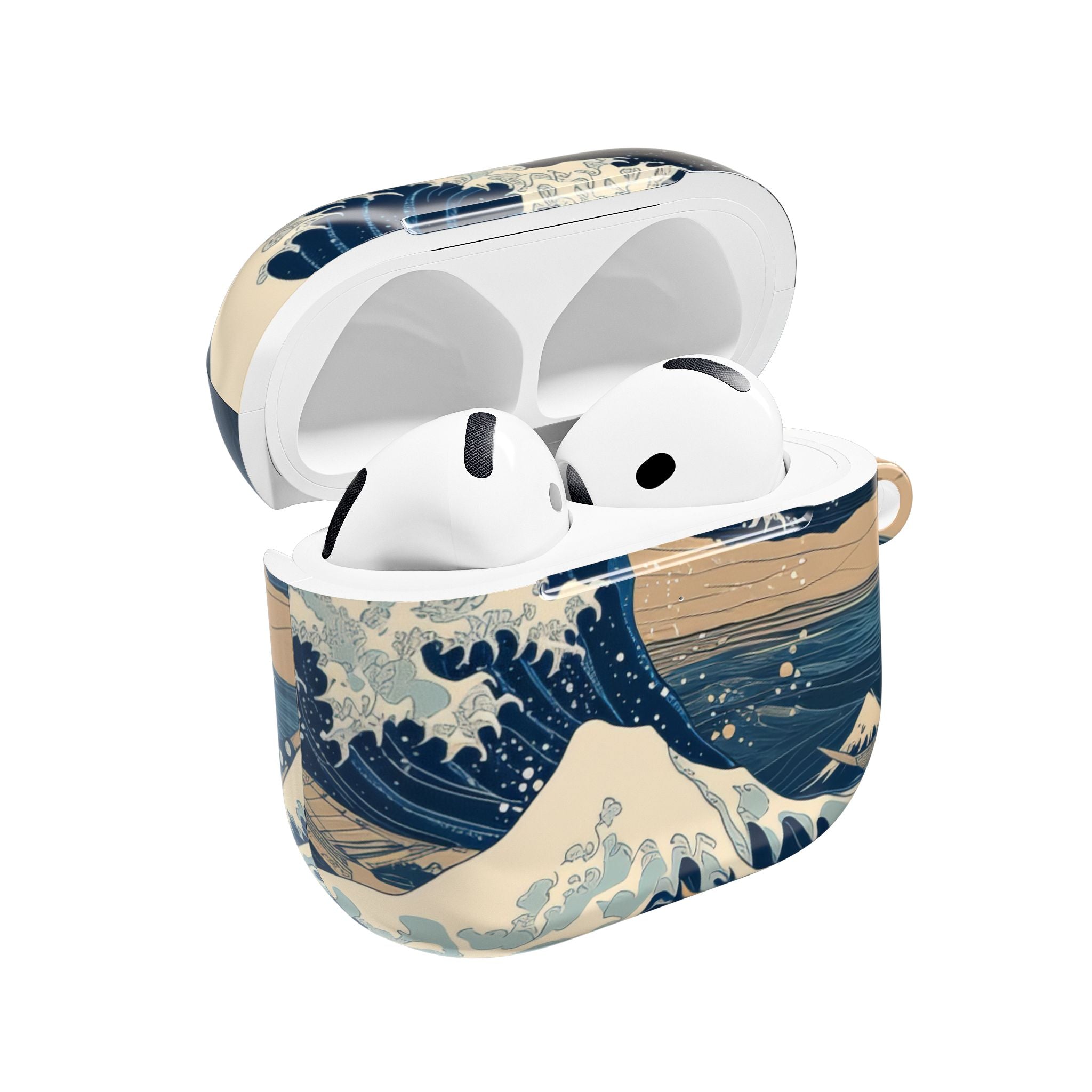 Cresting Navy Wave - AirPods Case
