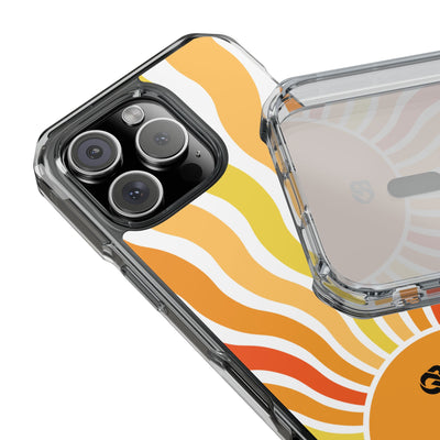 Amber Solar Waves · Impact Phone Case for iPhone · Magsafe