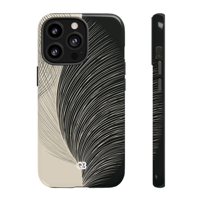 Minimal Frond Study · Tough Phone Case for iPhone · Black