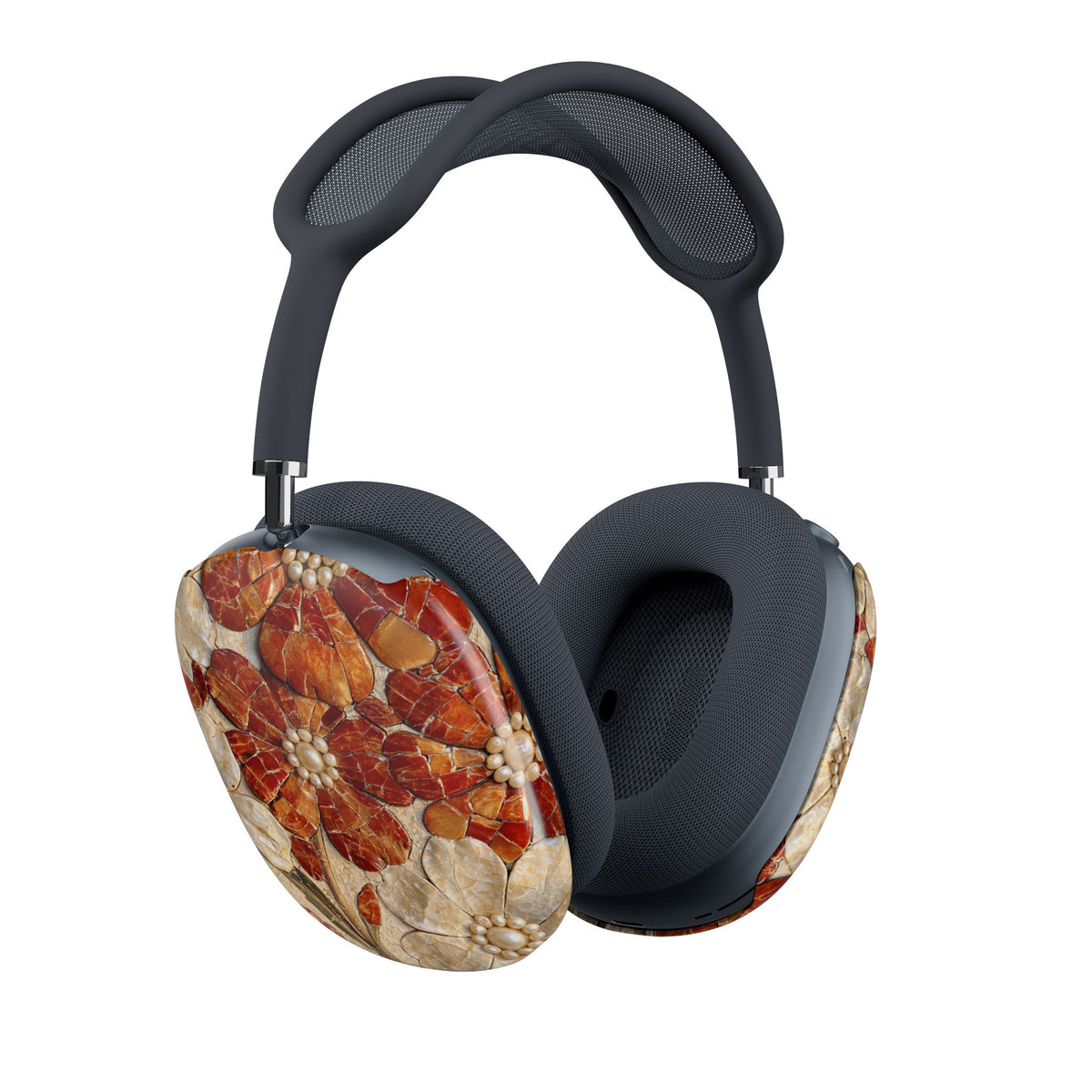 Carnelian Pearl Bloom · Hard Case for AirPods Max · Orange