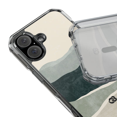 Green Impact MagSafe Phone Case for iPhone - Misty Sage Valley