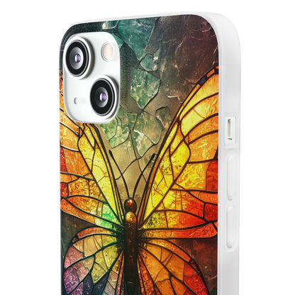 Buntglas-Schmetterling iPhone 13 - Soft