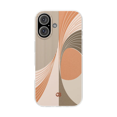 Terracotta Meridian · Lite Phone Case for iPhone ·  Orange