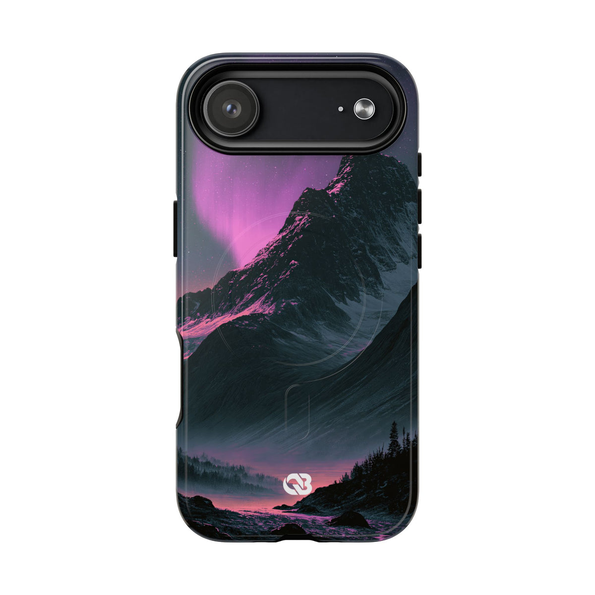 Arctic Aurora Summit · Tough 2.0 Magnetic Phone Case for iPhone · Black