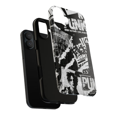Underground Punk Collage · Tough Phone Case for iPhone · Black