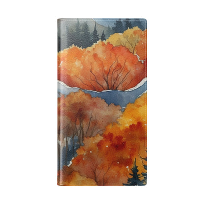 Snowcapped Ember Mountains - Samsung S23 Ultra Case - Wallet