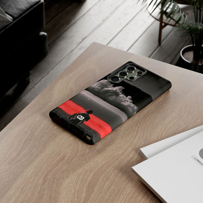 Crimson Horizon · Tough Phone Case for Samsung · Black