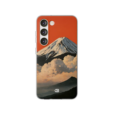 Sacred Peak Fuji · Lite Phone Case for Samsung · Orange