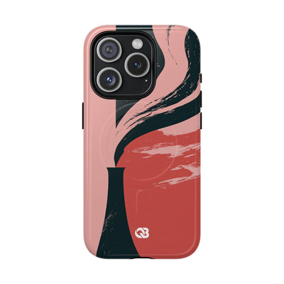 Pink Tough 2.0 Magsafe Phone Case for iPhone - Cinder Rose Plume