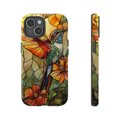 Amber Glass Hummingbird · Tough Phone Case for iPhone
