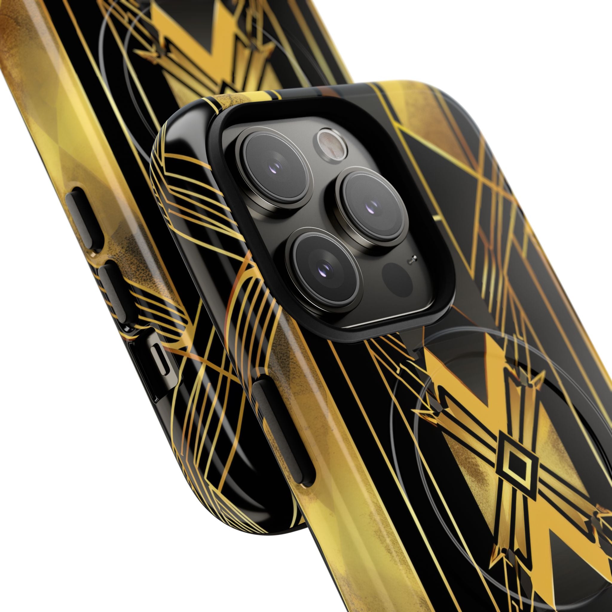 Golden Diamond Radiance iPhone 14 Pro Case - Tough+