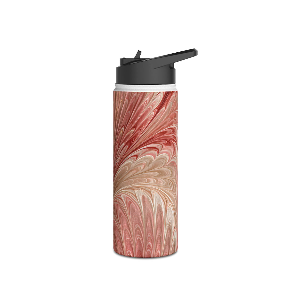 Blush Petal Plume · Insulated Water Bottle · Pink