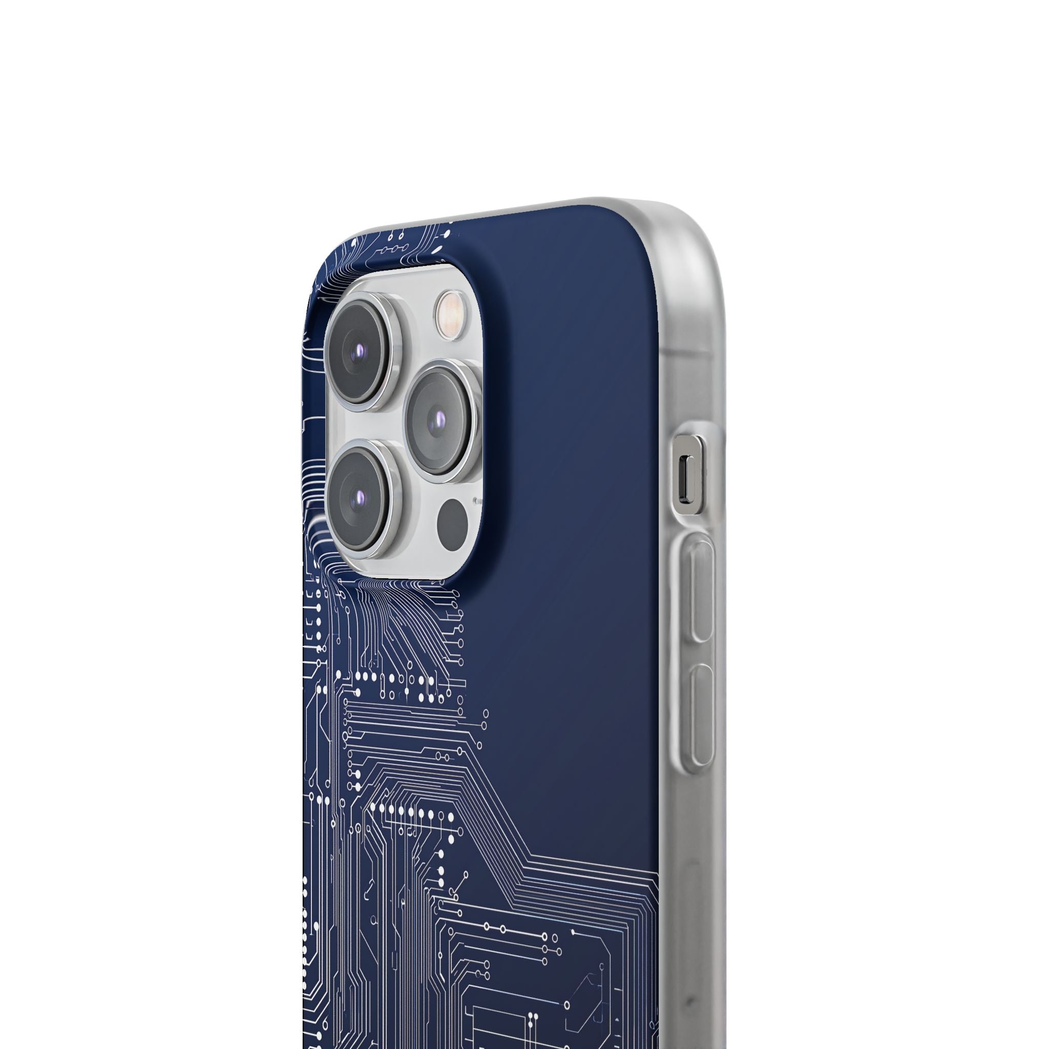 Blue Lite Phone Case for iPhone - Cobalt Data Stream