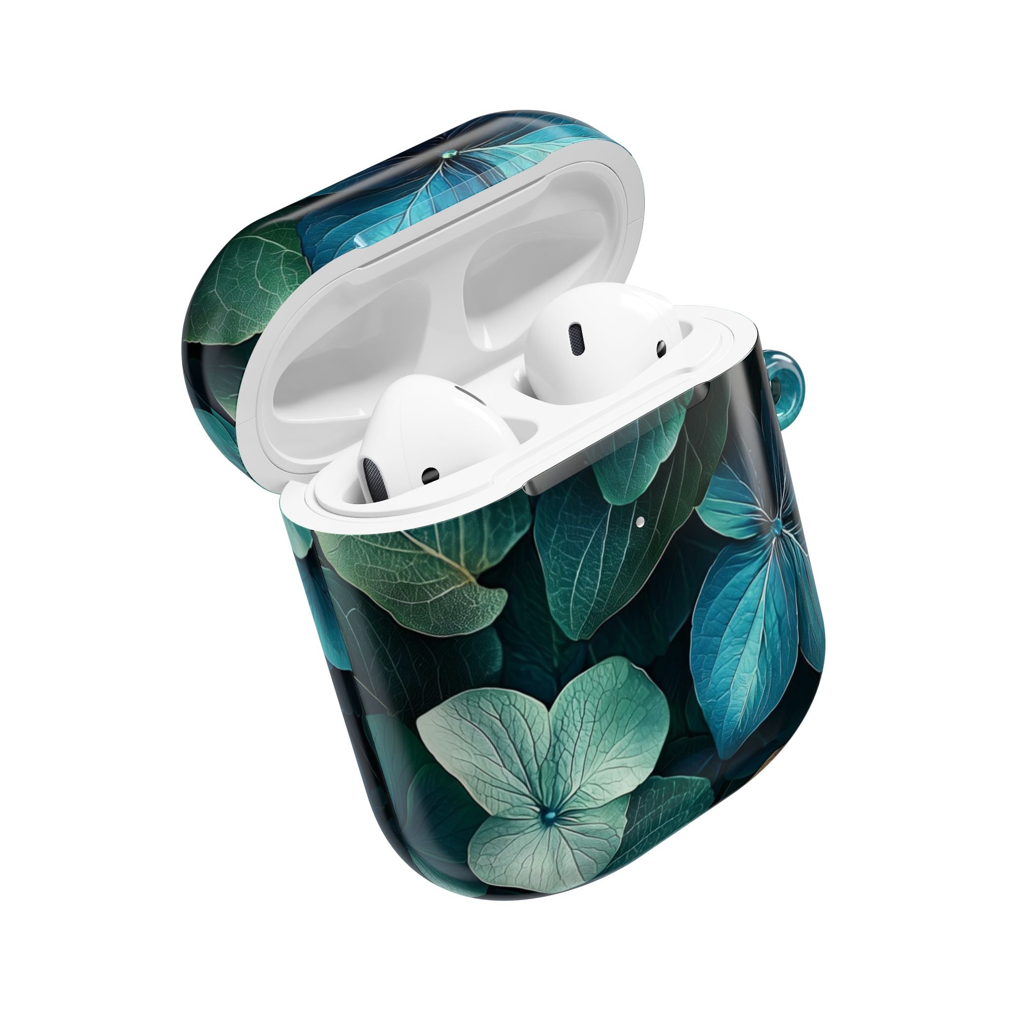 Teal Bloom - AirPods Case