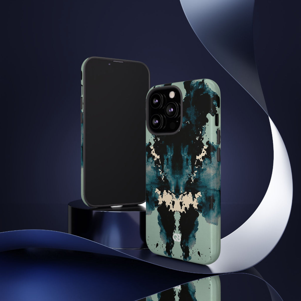 Rorschach Ink Void · Tough Phone Case for iPhone · Black