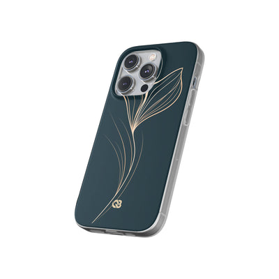 Teal Lite Phone Case for iPhone - Sandstone Silk Flora