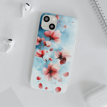 Rosa Blossom Drift iPhone 13 - Mjuk