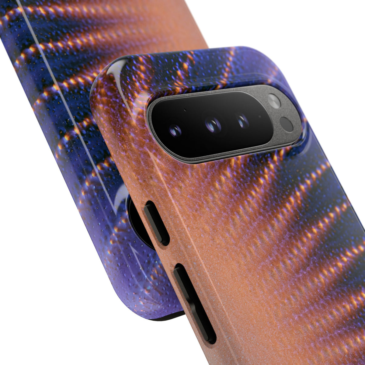 Luminous Aura Burst · Tough Phone Case for Pixel ·  Blue