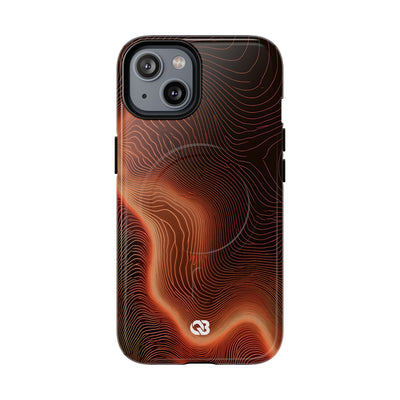 Caldera Ridge · Tough 2.0 Magnetic Phone Case for iPhone · Orange