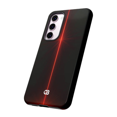 Red Tough Phone Case for Samsung - Crimson Flare Vector
