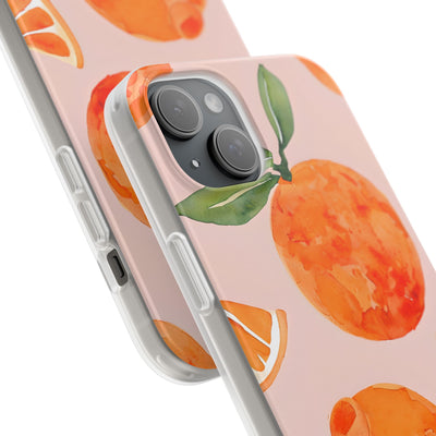Sunkissed Orange Harvest · Soft Case na telefon dla iPhone