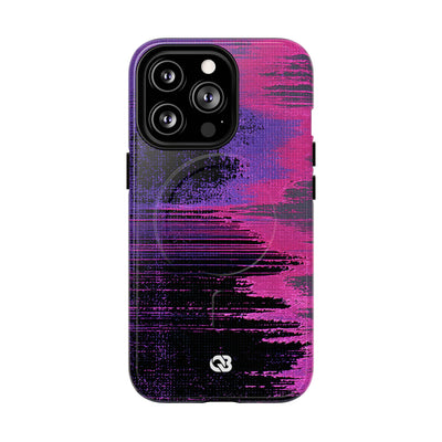 Neon Signal Shift · Tough 2.0 Magnetic Phone Case for iPhone · Purple