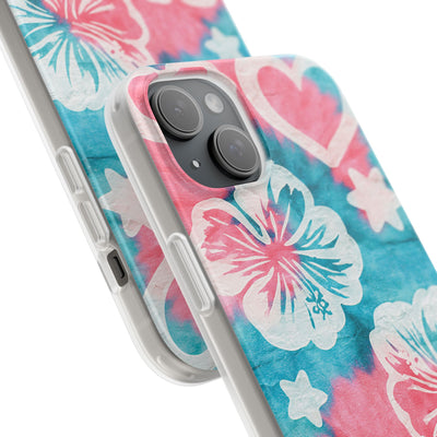 Tropical Hibiscus Bloom · Lite Phone Case for iPhone ·  Teal