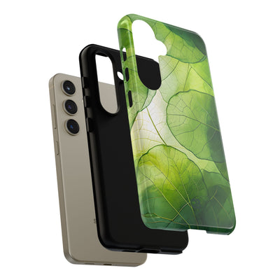 Emerald Leaf Veins · Tough Phone Case for Samsung