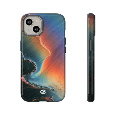 Prismatic Aura Shift · Tough Phone Case for iPhone · Blue