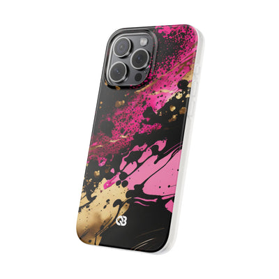 Magenta Liquid Gold · Soft Capa para iPhone