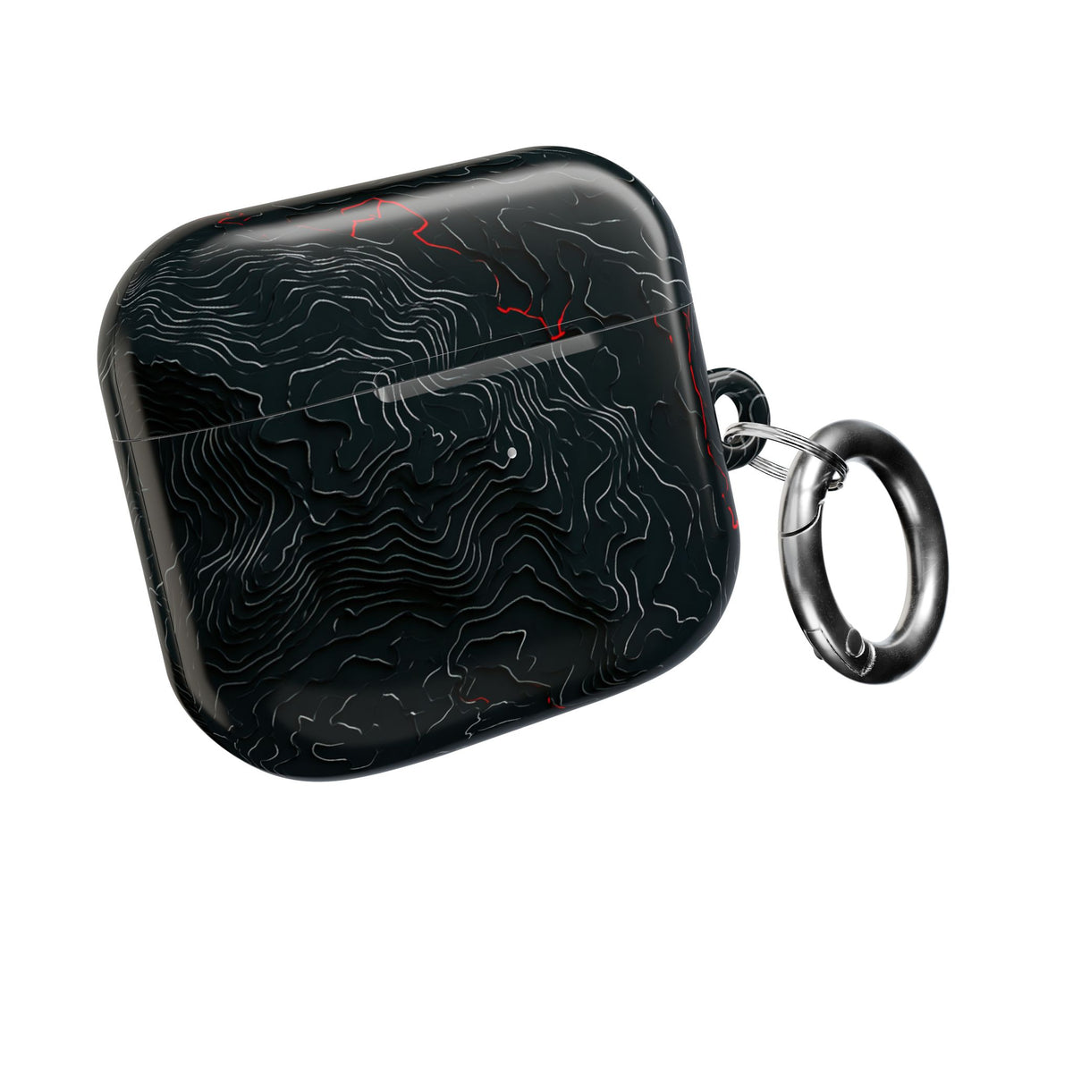 Crimson Rift · Hard Case for AirPods & AirPods Pro · Black