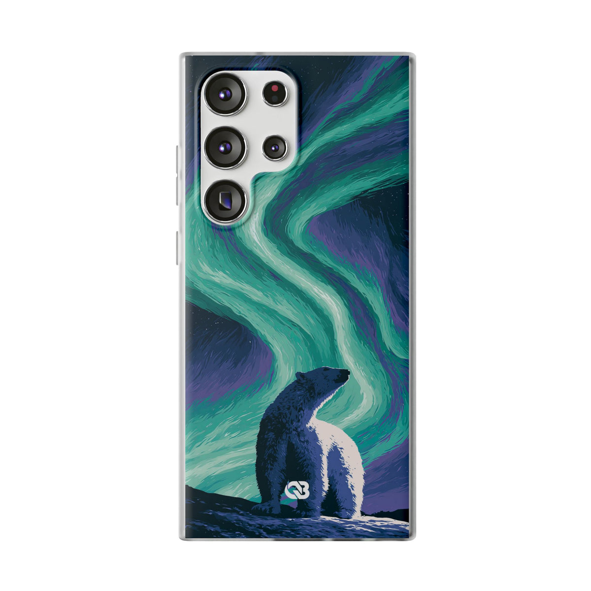 Arctic Aurora Bear · Lite Phone Case for Samsung · Teal