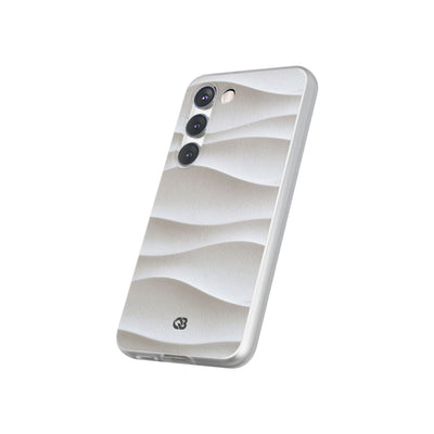 Sculpted Dune Relief · Lite Phone Case for Samsung · White