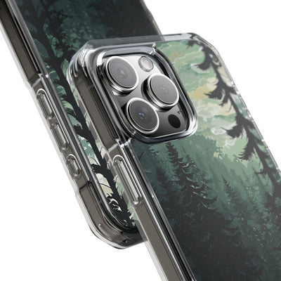 Misty Pine Shadow · Impact Phone Case for iPhone · Magsafe