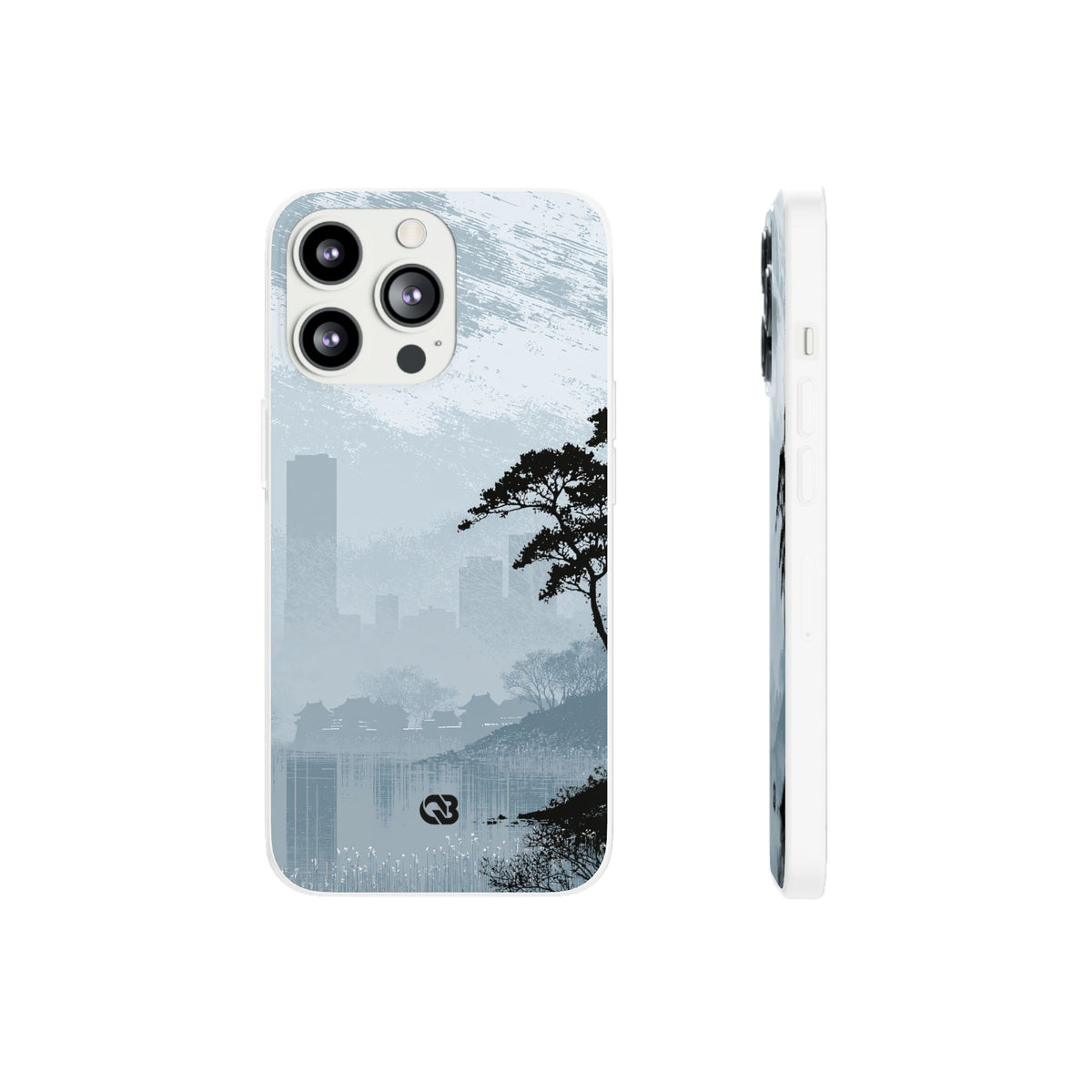 Misty Horizon · Lite Phone Case for iPhone ·  Blue