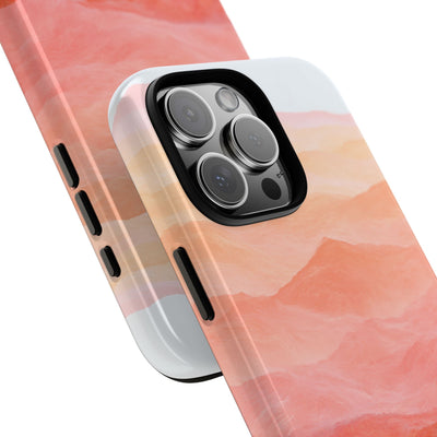 Alpenglow Ridge Vista · Tough Phone Case for iPhone · Orange