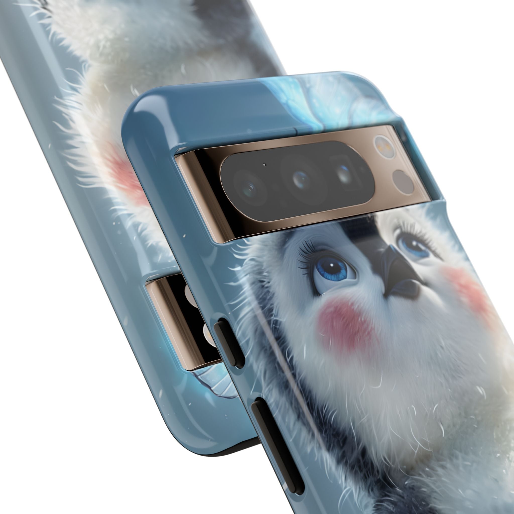 Frosty Penguin Glow · Tough Phone Case for Google Pixel