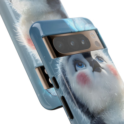 Frosty Penguin Glow · Tough Phone Case for Google Pixel