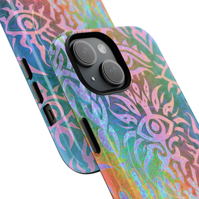 Chromatic Mystic Sigil · Tough 2.0 Magnetic Phone Case for iPhone · Blue