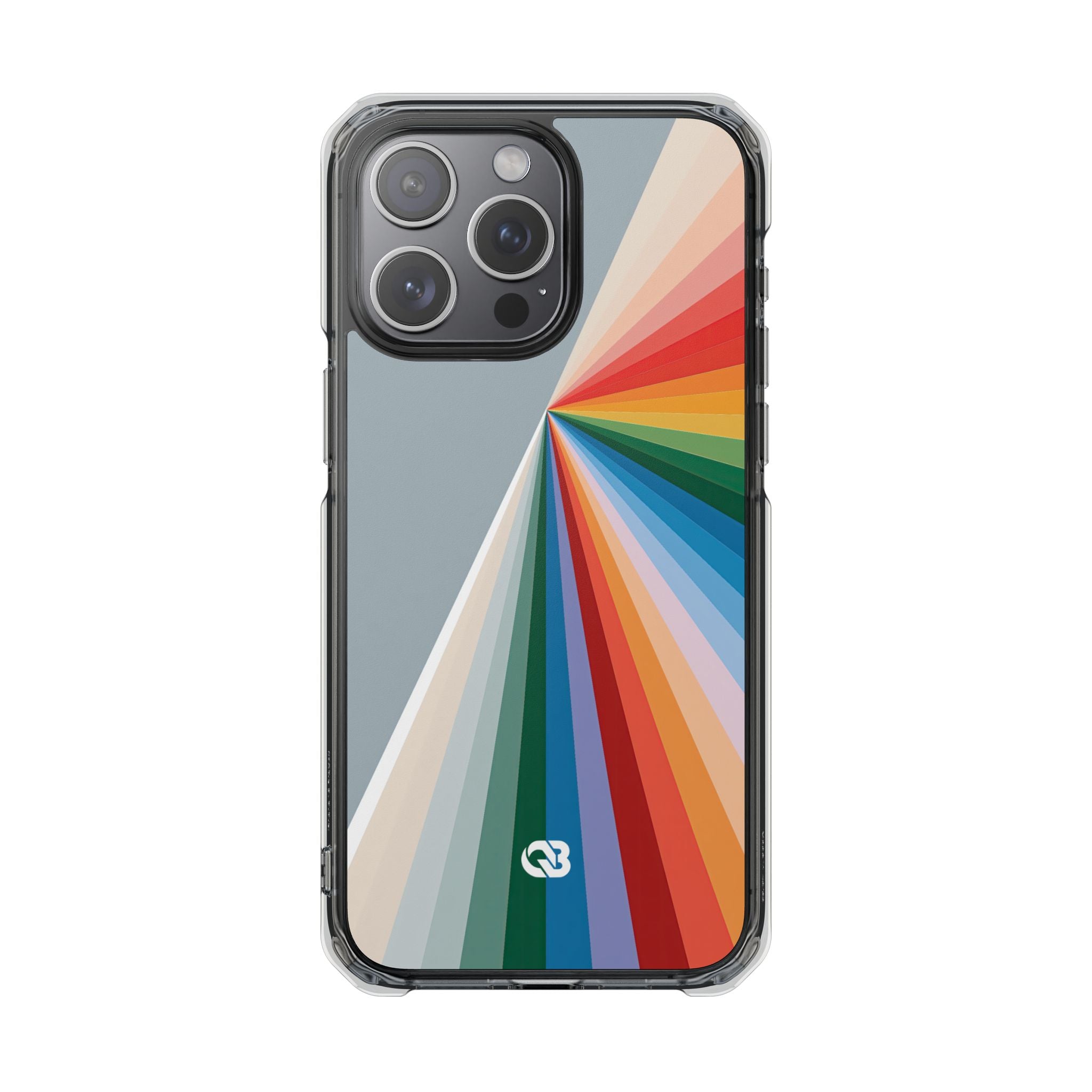 Grey Impact MagSafe Phone Case for iPhone - Slate Prism Burst