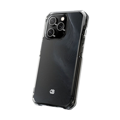 Black Impact MagSafe Phone Case for iPhone - Obsidian Ridge Flux