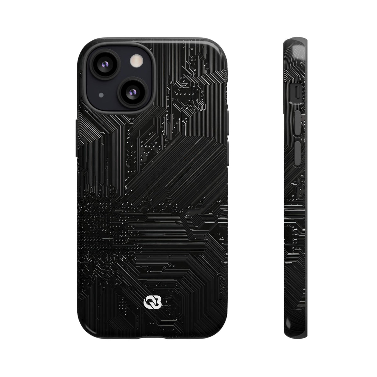 Obsidian Circuitry · Tough Phone Case for iPhone · Black