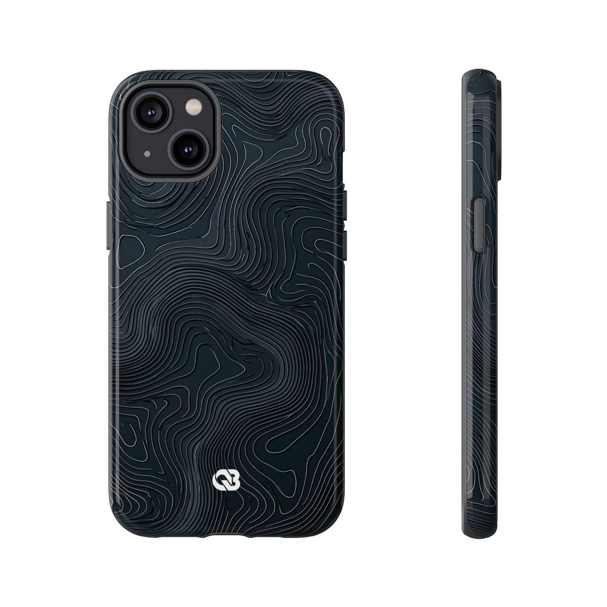 Obsidian Elevation · Tough Phone Case for iPhone · Black