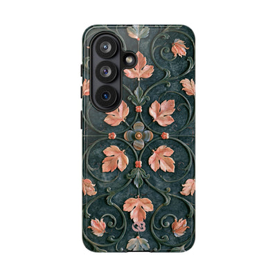 Florentine Rose Arabesque · Tough Phone Case for Samsung · Green